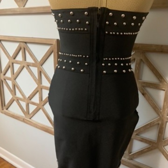 Beaded Akira Bandage Dress - Picture 3 of 5